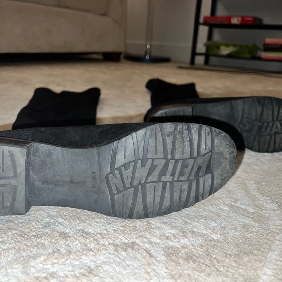 Stuart Weitzman suede over the knee size 9 black Worn only a handful of times - Picture 6 of 6